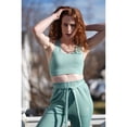 thumbnail image 2 of Ben Din Clothing 2Pcs Women Slim Fit Gym Jogger Pant and Bra Tracksuit Set, 2 of 7