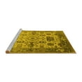 thumbnail image 2 of Ahgly Company Machine Washable Indoor Rectangle Oriental Yellow Traditional Area Rugs, 3' x 5', 2 of 4