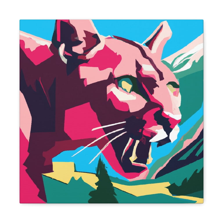 Puma In Pop Art. - Canvas - Walmart.com