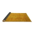 thumbnail image 2 of Ahgly Company Indoor Rectangle Abstract Yellow Contemporary Area Rugs, 6' x 9', 2 of 4