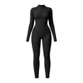 thumbnail image 4 of Workout Jumpsuits for Women Yoga One Piece Bodycon Jumpsuits for Women Casual Jumpsuits for Women One Piece Workout Jumpsuit Seamless Workout Sets Pilates Jumpsuits for Women, 4 of 4