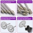 thumbnail image 2 of Juego de brocas de diamante YURINWOO 120 Grit para Dremel, 32 piezas, 2 of 6