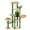 Green, variant on Demi Bonn 59" Multi-Level Cat Tree Tower for Indoor Cats, Large Cat Condo for Multiple Cats with Hammock, Green