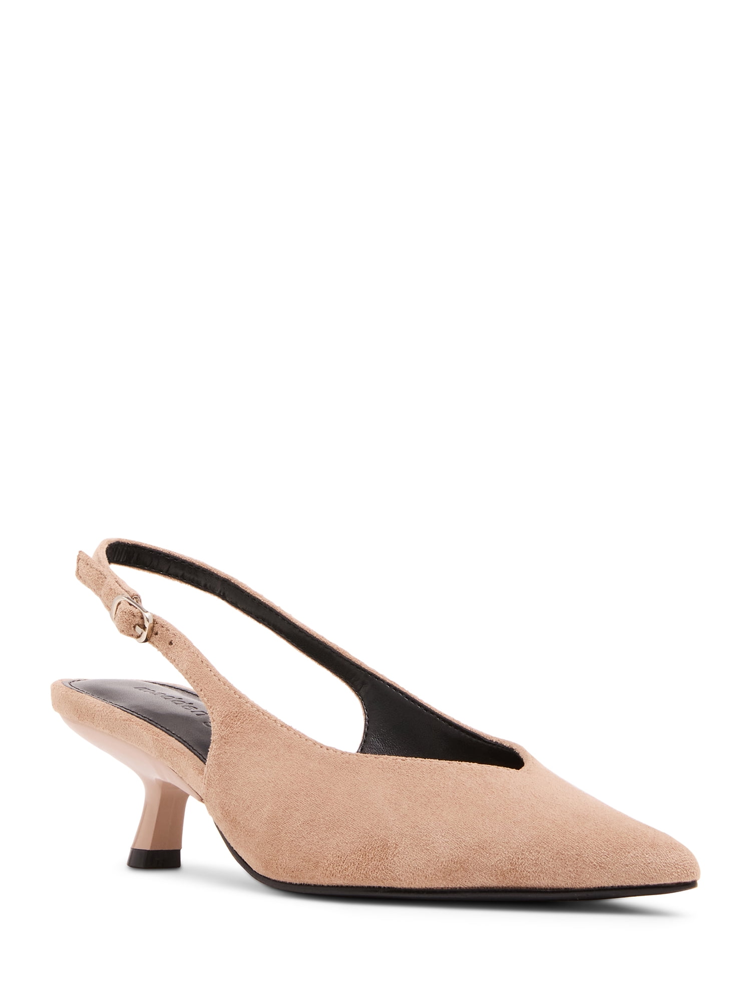 Madden Girl Women's Kittenn Slingback Kitten Heel