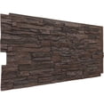 thumbnail image 2 of NewStone Canyon Ridge Faux Stone Panel, 45 3/4"W x 24 1/2"H x 1 1/4"D, Dark Tobacco Color, 2 of 9