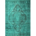 thumbnail image 1 of Ahgly Company Indoor Rectangle Persian Turquoise Blue Traditional Area Rugs, 4' x 6', 1 of 4