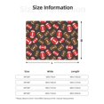 thumbnail image 2 of Throw Blanket for Couch, red brown American football Super Soft Fuzzy Comfy Warm Throw Blanket, Cuteness Lightweight Cozy Plush Flannel Blanket & Throws for Sofa and Bed All Season, 2 of 5
