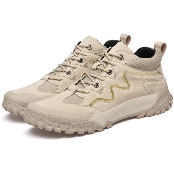 GFDYREE Men's Hiking Shoes Lightweight Breathable Non-Slip Climbing Trekking Sneakers for Men Camping Backpacking Shoe Winter Hiker Travelling Outdoor Shoes