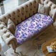 thumbnail image 3 of ZUXONGSY Butterfly Couch Cushion Covers Outdoor Patio Couch Cushion Protector Cover Individual Sofa Cushion Cover Lightweight Couch Cushion Dust Cover for Women Gifts for Mom Size L, 3 of 5