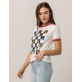 thumbnail image 3 of Vans Off The Wall Women's X Marvel Head Ringer Tee T-Shirt - White/Red (Medium), 3 of 5