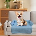 thumbnail image 1 of Alfombrilla de seda de hielo para verano para mascotas con almohada para perros y gatos, almohadilla suave y lavable transpirable, 70x70cm, sofá portátil para jaula, 1 of 4