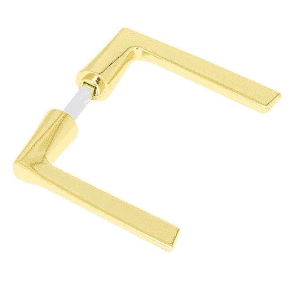 CRL 1NT610BR Brass Flat Style Lever Handle