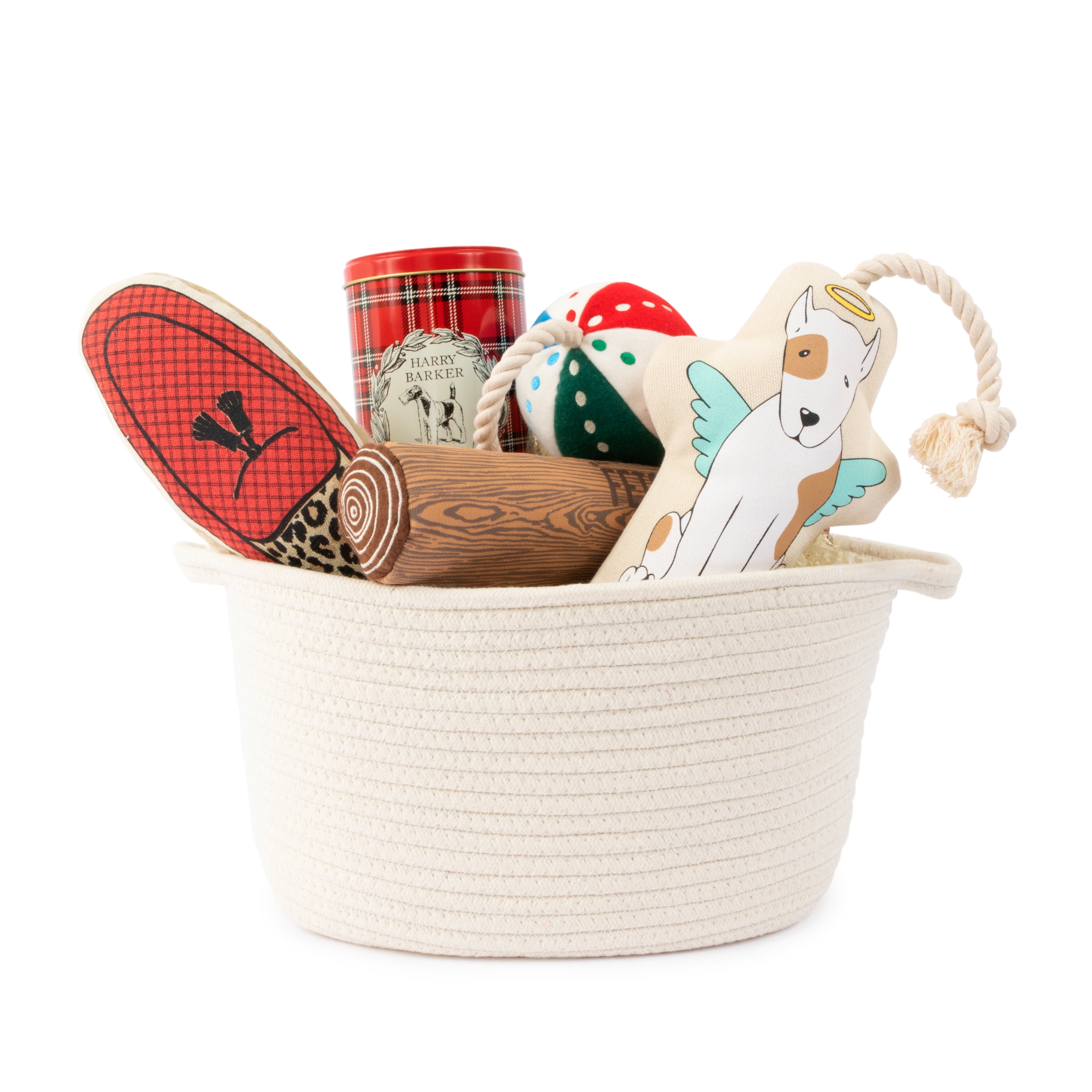 Harry Barker Plush Log Fetch Dog Toy
