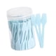 thumbnail image 3 of Espátulas para base de maquillaje, espátulas para mascarillas faciales, fáciles de limpiar, ligeras, lavables, reutilizables para mezclar maquillaje. Azul cielo, 3 of 9