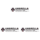 thumbnail image 1 of Umbrella Corporation - Adhesivo para parabrisas de coche adhesivo para ventana delantera/trasera (2), 1 of 5
