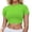 Green, variant on Xiaoxatg Womens T Shirts,Women's T-Shirts Casual Short Sleeve Crop Top with Round Neck for Spring Summer Basic Solid Style Women's Tops Navy XXL