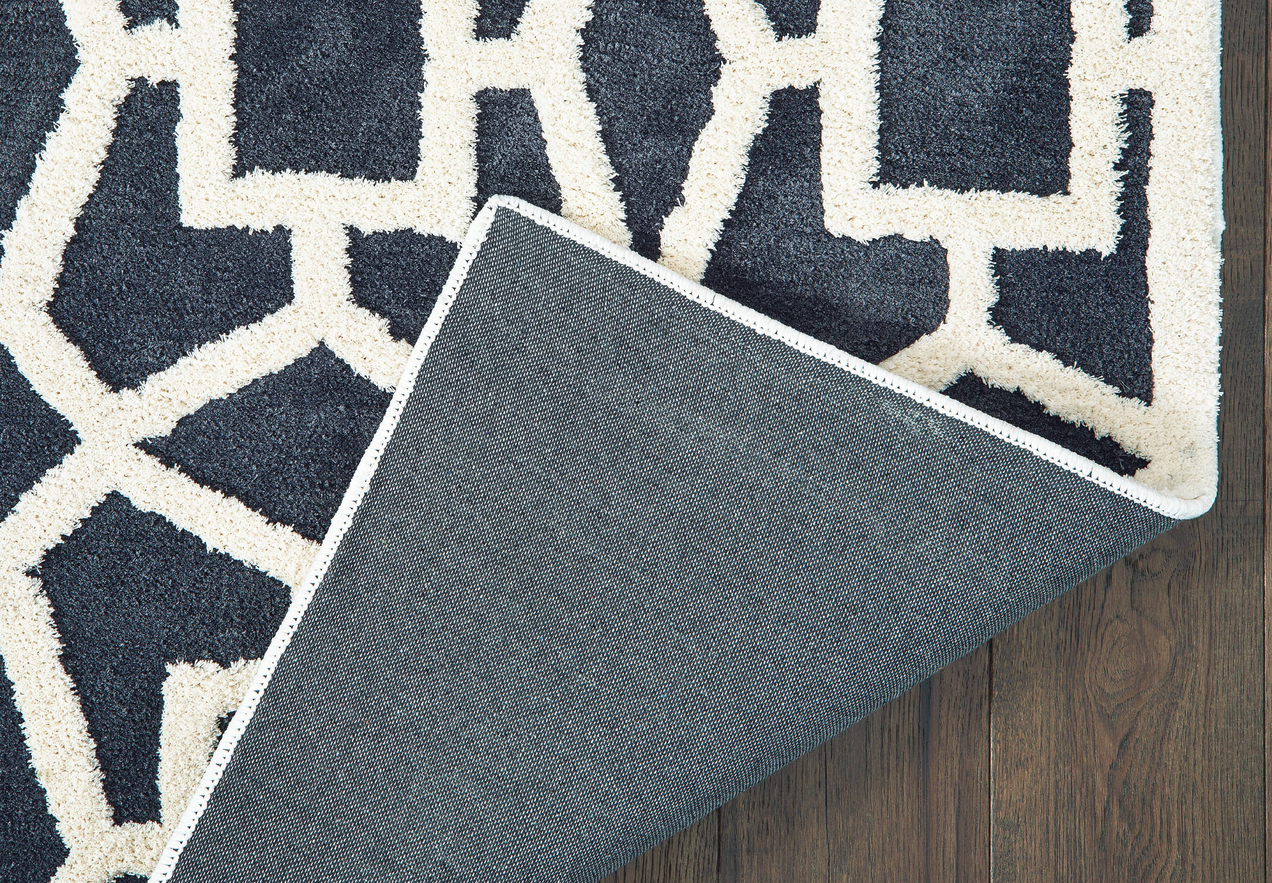 United Weavers Telegonus Ithaca Geometric Grey Woven Microfiber Area Rug