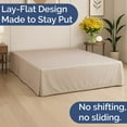 thumbnail image 3 of CGK Linens Premium Pleated Polyester Bed Skirt, 3 of 5