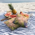 thumbnail image 5 of Outdoor Pillow Cover Purple Pink Flowers Set of 2 Waterproof Throw Pillowcases Spring Scenery Decorative Patio Furniture Pillows for Couch Garden Indoor & Outdoor Use, 5 of 9