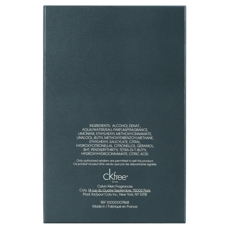 Ck Free Eau De Toilette Spray (Tester) By Calvin Klein - 3.4 oz Ck Free Eau De Toilette Spray (Tester) By Calvin Klein - 3.4 oz