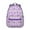 Purple-25, variant on "Sunflower Design Crochet Backpack - Handmade-Look Flowers Print School Backpack, Bohemian Floral Bookbag with Fringe Details"