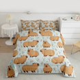 thumbnail image 2 of Castle Fairy Cute Animal 3 Pieces Queen Comforter Set for Boys Girls,Cartoon Wildlife Ultra Soft Bedding Sets,Chic Flowers Bedding Comforter Set Breathable,Ultra Soft Home Decor,Reversible, 2 of 8