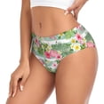 thumbnail image 2 of Fotbe Tropical Flamingo Calzones Estampados para Mujer – Ropa Interior de Algodón, Cómoda, Suave y Elástica-X-Small, 2 of 6