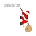 thumbnail image 2 of Fiudx Pegatina Estereoscópica de Papá Noel, Decoración de Madera Pintada a Mano, Adorno Festivo para Marco de Puerta, Decoración Navideña, Idea de Regalo de Navidad, 30 G, Duradera y Reutilizable., 2 of 6