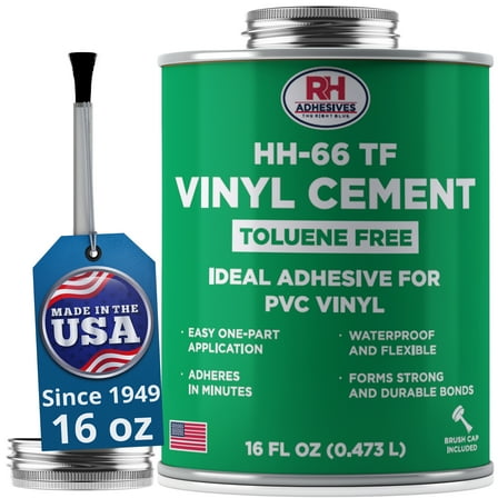 HH-66 Toluene Free Vinyl Cement, 16 oz. can - RH Adhesives