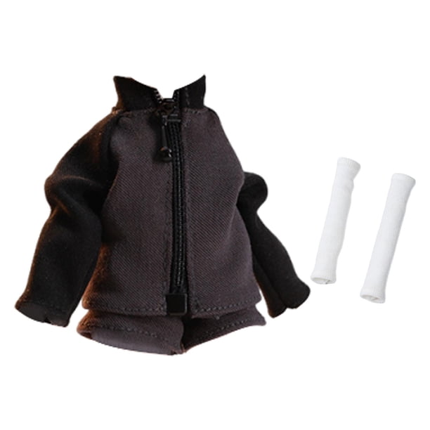 Figura de acción femenina a escala 1/12, ropa deportiva premium, ropa para muñecas, accesorio fotográfico y chaqueta. Estilo B