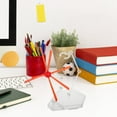 thumbnail image 1 of unbranded Action Figure Stand Plastic Doll Display Base Red 1 Set For Hobbyists, 1 of 8