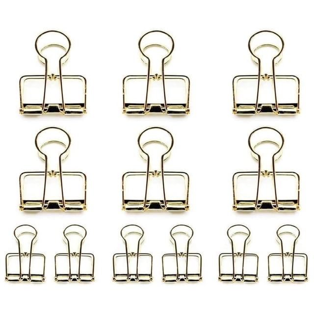 Methold Clips de encuadernación de alambre de Metal resistentes y duraderos para un juego con rizador de encuadernación de alambre de Metal Carpetas de archivos