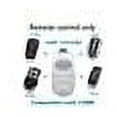 thumbnail image 3 of Mando a distancia universal para puerta de garaje PingGoo, transmisor de llave portátil, compatible con Cam Top 432NA/432EE/432 EV/432M, 4 unidades, color blanco., 3 of 5
