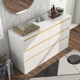 thumbnail image 2 of Torra 6-Drawer Wood Dresser, White, 2 of 8