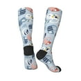 thumbnail image 4 of Balery Cute Chameleons On Blue Fun Novelty Socks Men'S Women'S Crew Socks Funny Crazy Novelty Socks Quirky And Cool Socks, 4 of 9