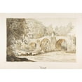 thumbnail image 2 of Claude-Joseph Vernet 18x14 Black Ornate Wood Framed Double Matted Museum Art Print Titled - The Ponte Acquoria (18th Century), 2 of 5