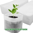 thumbnail image 2 of BEADCEST 100Ud Bolsas Biodegradables Para Vivero Y Cultivo De Plantas Con Material Transpirable, 2 of 8
