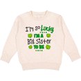 thumbnail image 2 of Inktastic I'm So Lucky I'm a Big Sister to Be Toddler Sweatshirt, 2 of 4