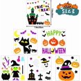 thumbnail image 3 of 6pcs Halloween Gel Window Clings - Pumpkins Witch Bats Spider Window Decors, 3 of 7