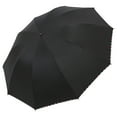 thumbnail image 2 of SeekLGT Extra Large Golf Umbrella, UPF 50+ Black Coating, Double Canopy Vented Windproof Waterproof Umbrella for Rain and Sun, Automatic Open Close, 1pc, 2 of 9