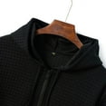 thumbnail image 3 of Maean Mens Sweatshirts Half Zipper Hoodie Pullover Long Sleeve Textured Sweatshirt with Pockets, 3 of 6