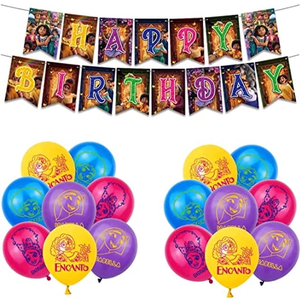 Aquasuki Suministros para Decoraciones de Fiesta de Cumpleaños Incluye 1 Guirnalda de Bann Aquasuki Aquasuki