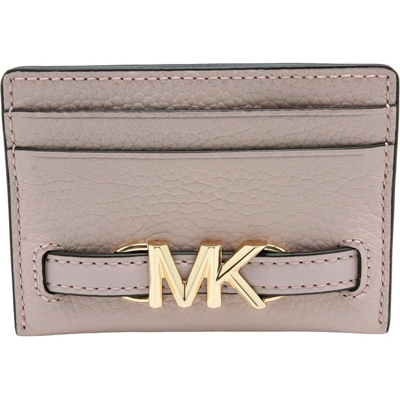 MICHAEL KORS 35S3G6RD3B REED POWDER BLUSH WITH GOLD HARDWARE WOMEN'S CARD CASE WALLET