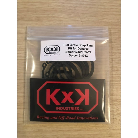 Full Circle Snap Ring Kit - Dana 60 Axles 5-SPL55-3x 5-806x U Joint 8pc