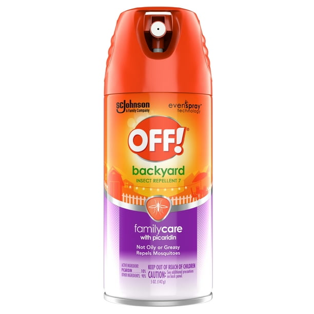 OFF! FamilyCare Picaridin Insect Repellent VII Aerosol, 5 oz, 1 ct