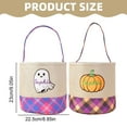 thumbnail image 3 of AKEGAMN Liquidation! Panier de Rangement en Imitation Lin d'Halloween Centre Commercial Parc Décoration Intérieure et Extérieure Ornements Panier Portable Panier de Rangement en Imitation Lin d'Halloween Centre Commercial Parc Intérieur et Extérieur de, 3 of 9