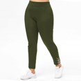 thumbnail image 2 of Femmes à la Mode Solide Couleur Taille Serrage et les Fesses de Levage Pantalon, 2 of 5