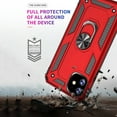 thumbnail image 5 of Dteck Case For Apple iPhone 11 (6.1 inches) ,Shockproof Rubber Armor Case Hybrid Rugged Hard PC Back Phone Ring Kickstand Cover,without Screen Protector ,Red, 5 of 8
