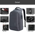 thumbnail image 1 of VGOAL Laptop Backpack 13.3 inch with TSA Lock and USB Charging Flight Approved Carry on Business Backpack Anti Theft Traveling Backpack Water Resistant College Rucksack Computer Bag for Men and Women, 1 of 5