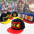 thumbnail image 2 of Gorra de béisbol de bloques de construcción para niños, sombrero de ala plana de hip hop para padres e hijos, rompecabezas de dibujos animados divertido, DIY, hombres y mujeres Fivean unisex, 2 of 2